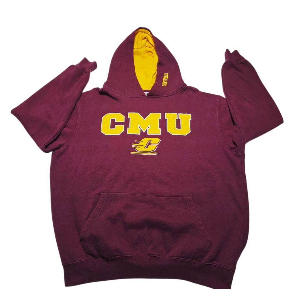Central Michigan Chippewas Sweatshirt Men's Large NCAA Stadium Athletics Y2k
